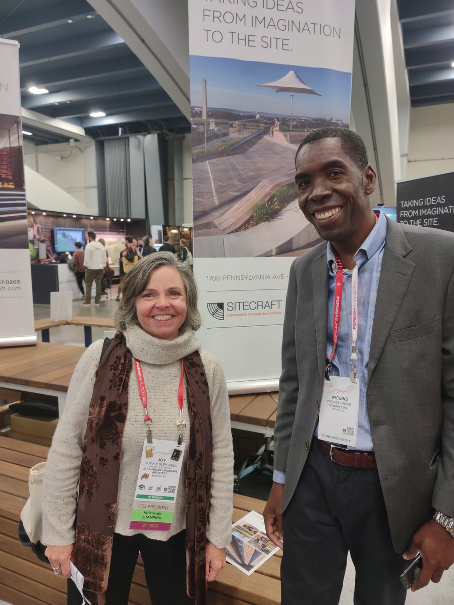 This is Wiggins Lindor's 21st #ASLA2022 Conference!! Thank YOU Sitecraft for being a long time supporter of <a href="/NationalASLA/">American Society of Landscape Architects</a> We couldn't do it without you!
