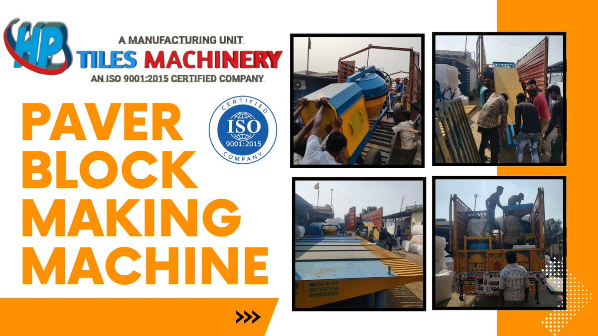 HP_Machinery's tweet photo. we are manufacturer of all type interlocking tiles and paver block making Machinery
Call Now:- +91 9999121621, +91 9310228756
Visit On:- https://t.co/QY2OzeuN3s
#hptilesmachinery #HPtiles #tiles #HardenerMakingMachine
#tilesmanufacturing #manufacturer #tilesmachinery https://t.co/iThrSgJHjN