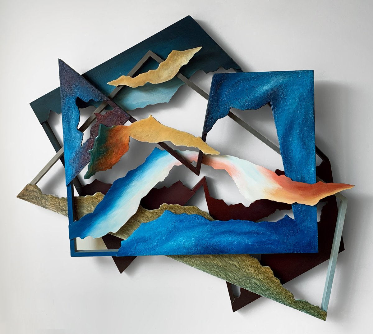 StudioKiSun's tweet photo. I’m exhibiting a few older pieces, including:
“Atlantis" (1989)

"Good Times" at Shatto Gallery
3130 Wilshire Blvd, LA, CA 90010

Nov 19 - Dec 17, 2022
Reception: Sat, Nov 19, 1 - 6 pm

More info and see art works from the show - link in bio

#art #wallsculpture #abstractart https://t.co/CghZlX7QFK