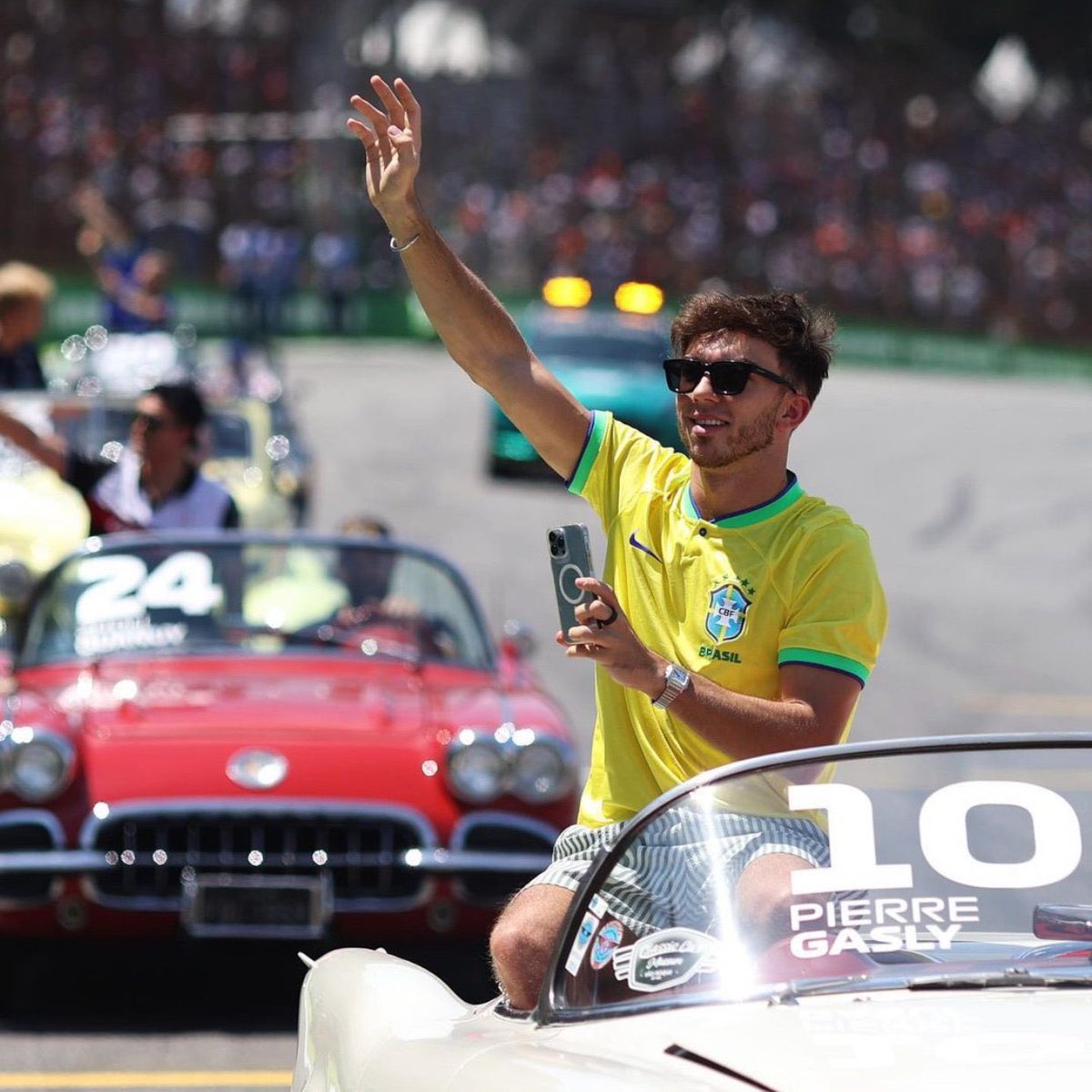 acervo pilotos com a camisa do brasil