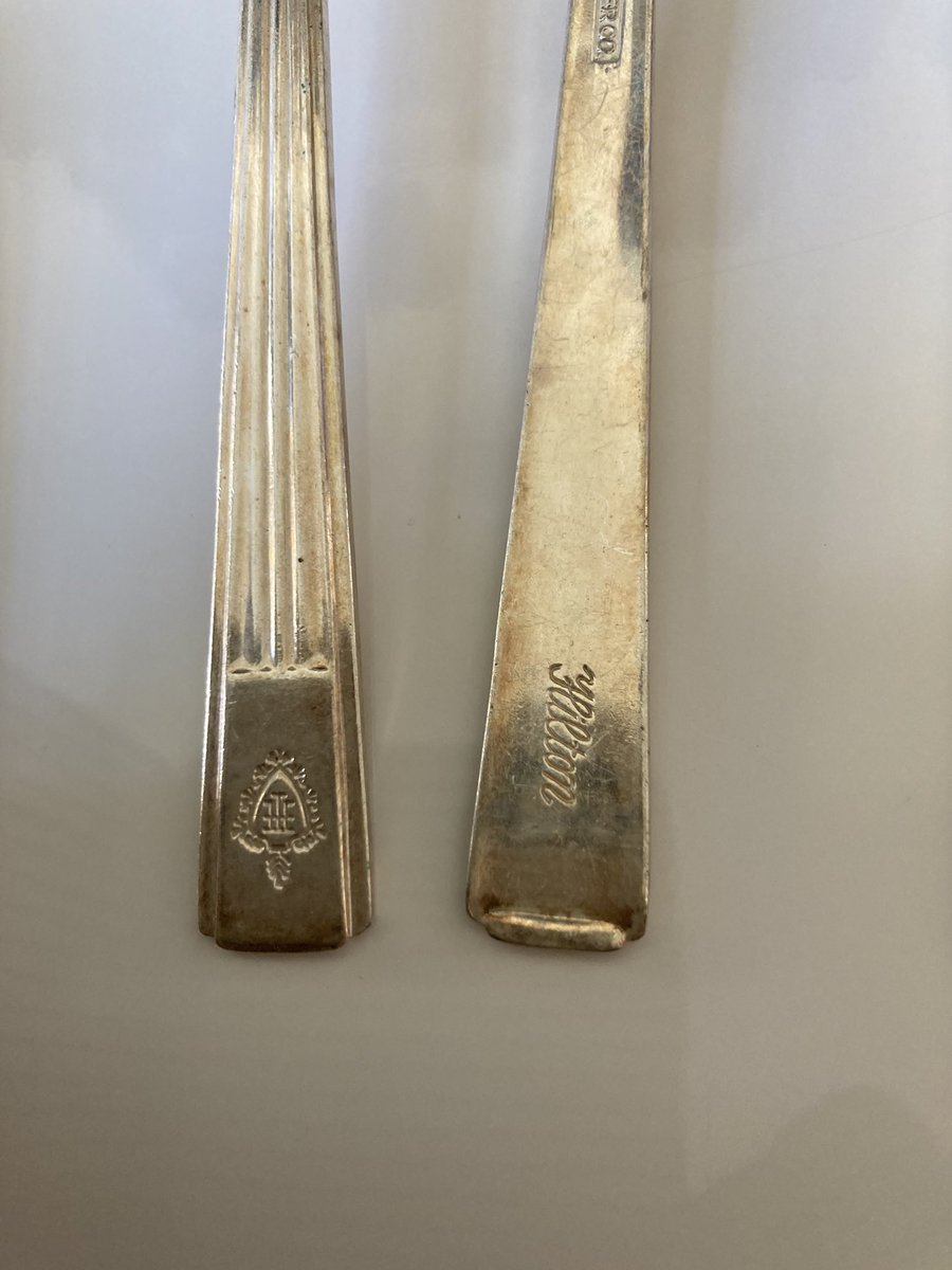 francine18pr's tweet photo. Hi @HiltonHotels @CaribeHilton do you want the silverware my grandparents took from the Caribe Hilton in the 50s back? 😂 https://t.co/mzfLqLnMN6