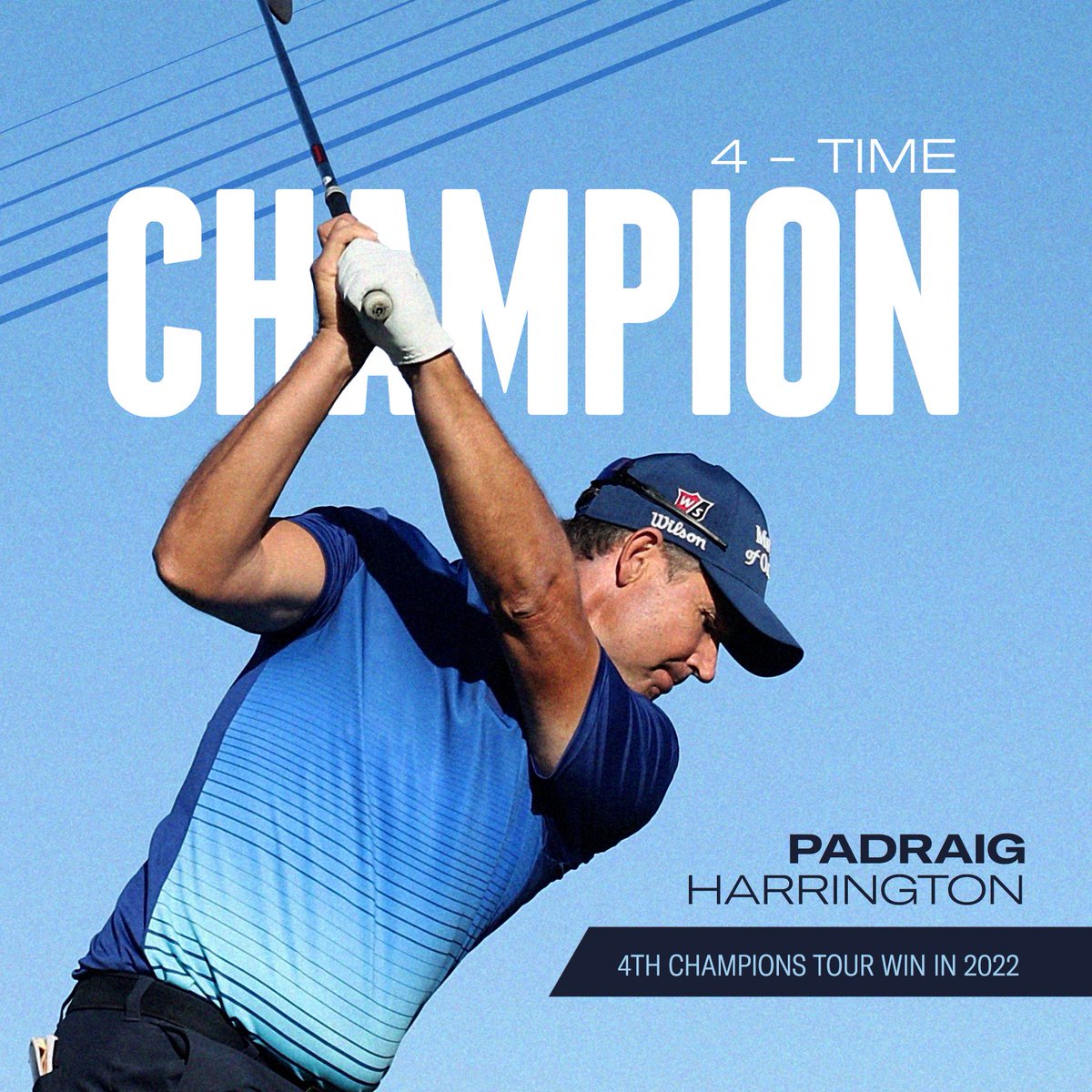🏆🏆🏆🏆 Breaking records and adding another one to the trophy cabinet. Congratulations @padraig_h on winning the Charles Schwab Cup Championship season finale while setting the new 72-hole record at -27 under par and capping off your inaugural PGA Champions Season with 4 wins!