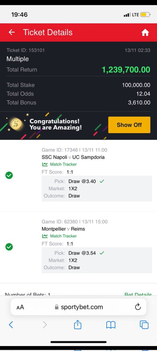 Fixedmatch09's tweet image. Congratulations to all my vip member