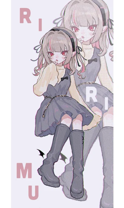 Heatherのコーデかわいかった! #りりむとおえかき 