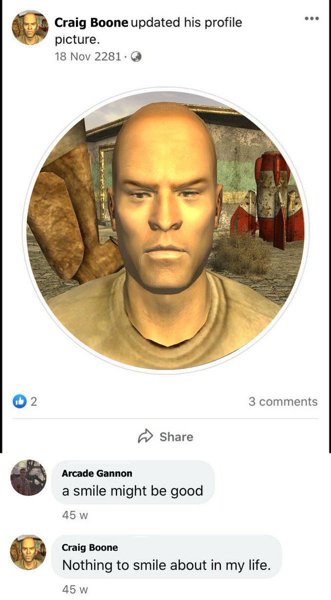 ignatiuscrose's tweet photo. #fallout #FalloutNewVegas #falloutmeme #falloutshitpost https://t.co/FEhdbGH9QD