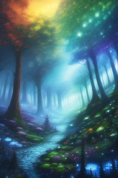 幻想的な光景のtwitterイラスト検索結果