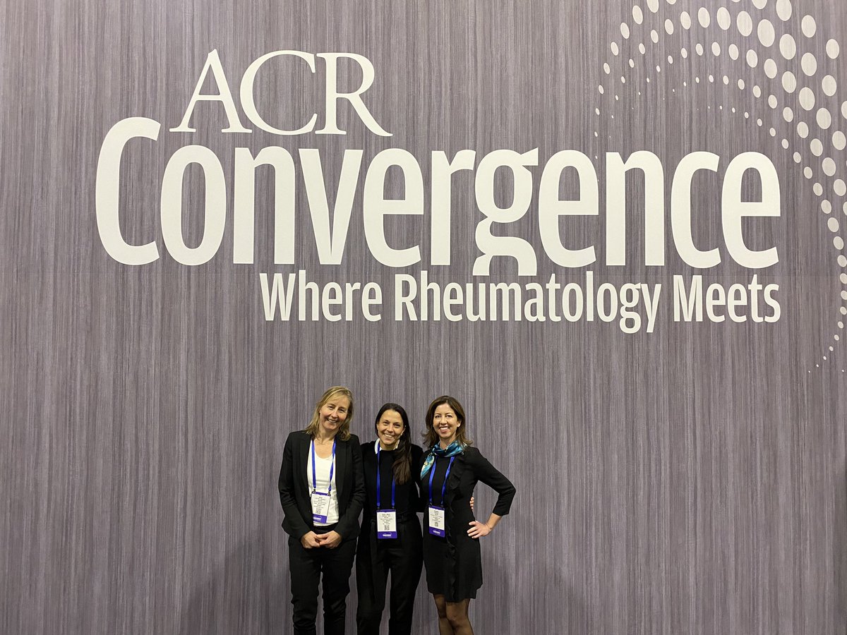 Amazing to meet again in person #ACR22 with Elisabeth <a href="/UCLA/">UCLA</a> and Jeska❤️