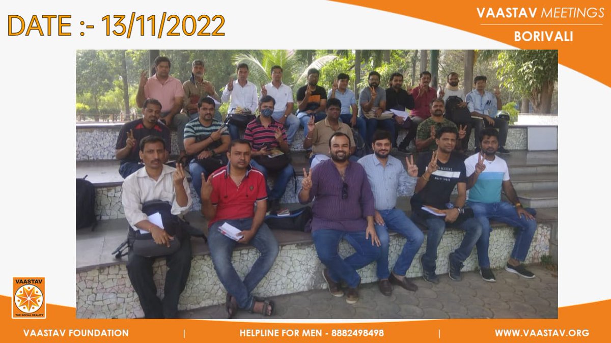 vaastavngo's tweet photo. Weekly meetings organized by our counseling team at Borivali Mulund and Navi Mumbai on 13/11/2022 for helping the victims of #FalseCases

Let us celebrate #Mensday2022 #MensDay19Now to spread the message on #MensRights 
#LiberateMen https://t.co/JNqyekJPO9