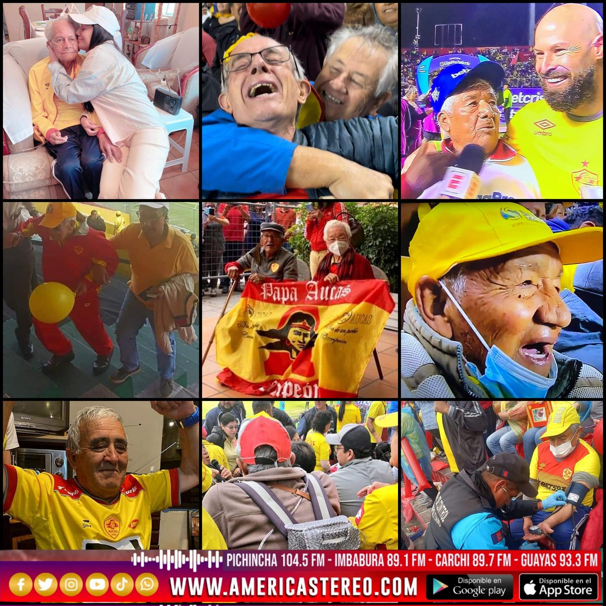 AmericaTulcanfm's tweet photo. Hinchas de corazón!!! https://t.co/cbDLVcKKXm