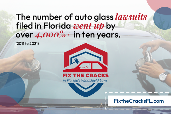 fixthecracksfl's tweet photo. AOB auto glass abuse rewards few at the expense of many. It is time to fix the cracks in Florida’s windshield laws. Learn more at https://t.co/QlcXA4S7NW. #FlaPol #InsureFL #InsuranceNews https://t.co/NeGlGX5gSc