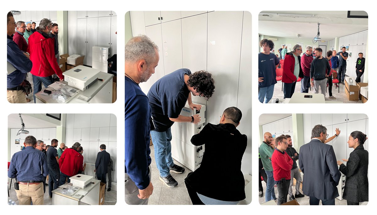 RenacPower's tweet photo. Renac Power's team conducted product training and installation guidance in Italy to help partners better understand Renac Power products and installation methods, enabling them to serve local customers better.
#Renac #Inverters #Battery #EnergyStorageSystem #Solar #Italy https://t.co/Vht1NKPyCt