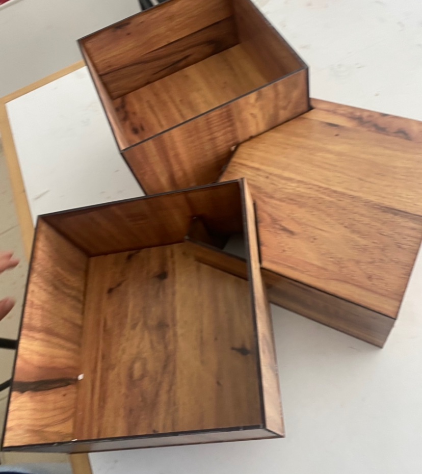 TheUnconvential's tweet photo. The 2 open boxes will be used for notebooks storage for students, however the closed box will be able to read and store information written in the notebooks. https://t.co/g1R93hTj1Y