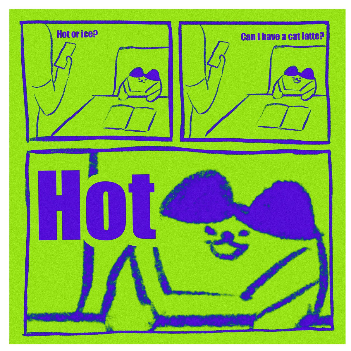 HOT!😸☕️ 
