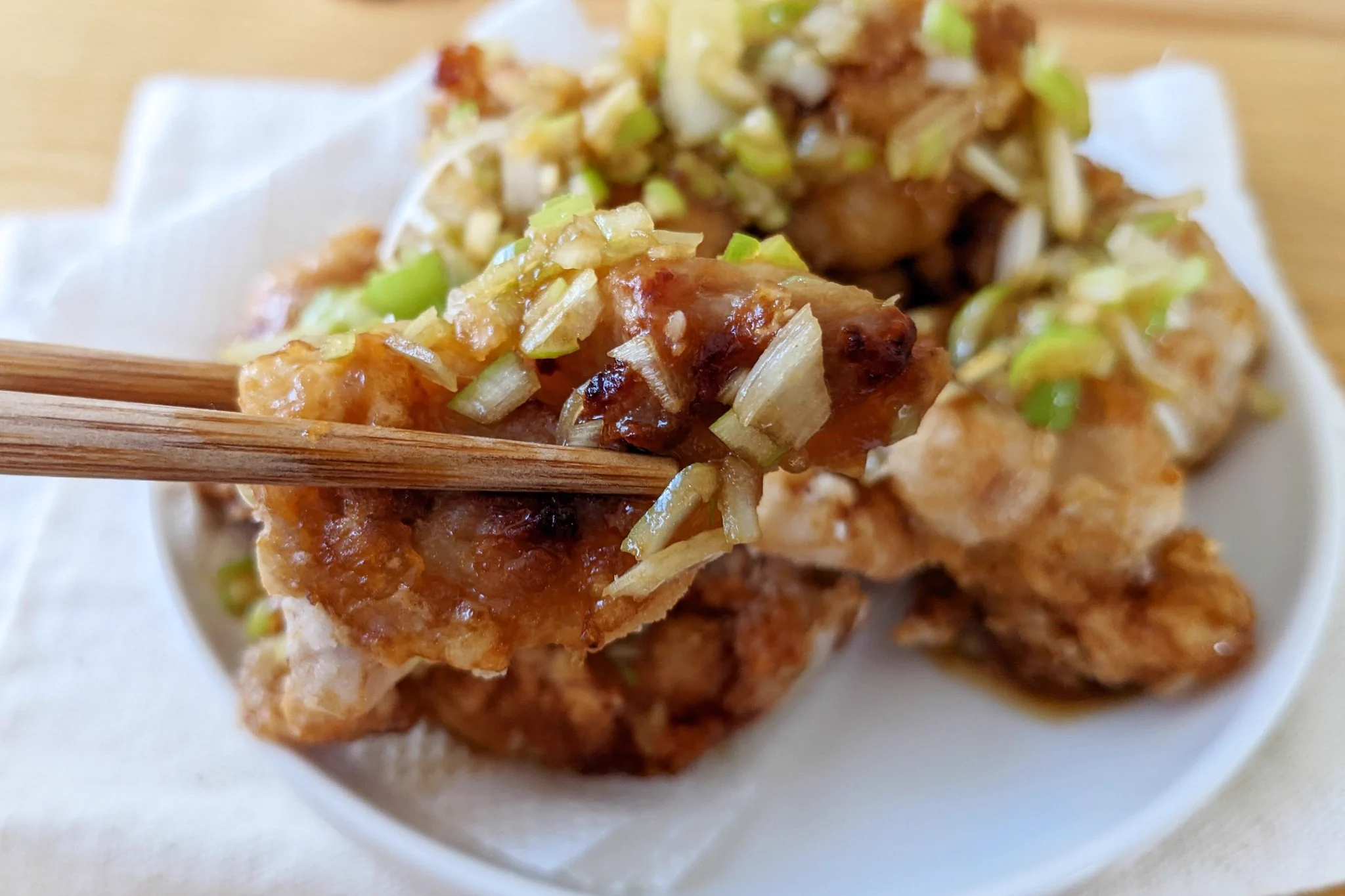 最高に美味しい唐揚げができました！「悪魔的に美味いネギダレ唐揚げ。」
