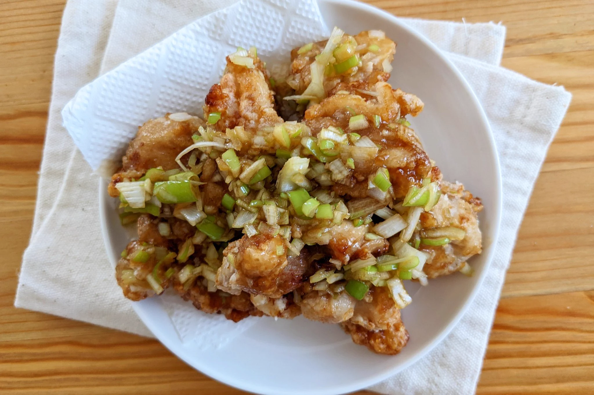 最高に美味しい唐揚げができました！「悪魔的に美味いネギダレ唐揚げ。」