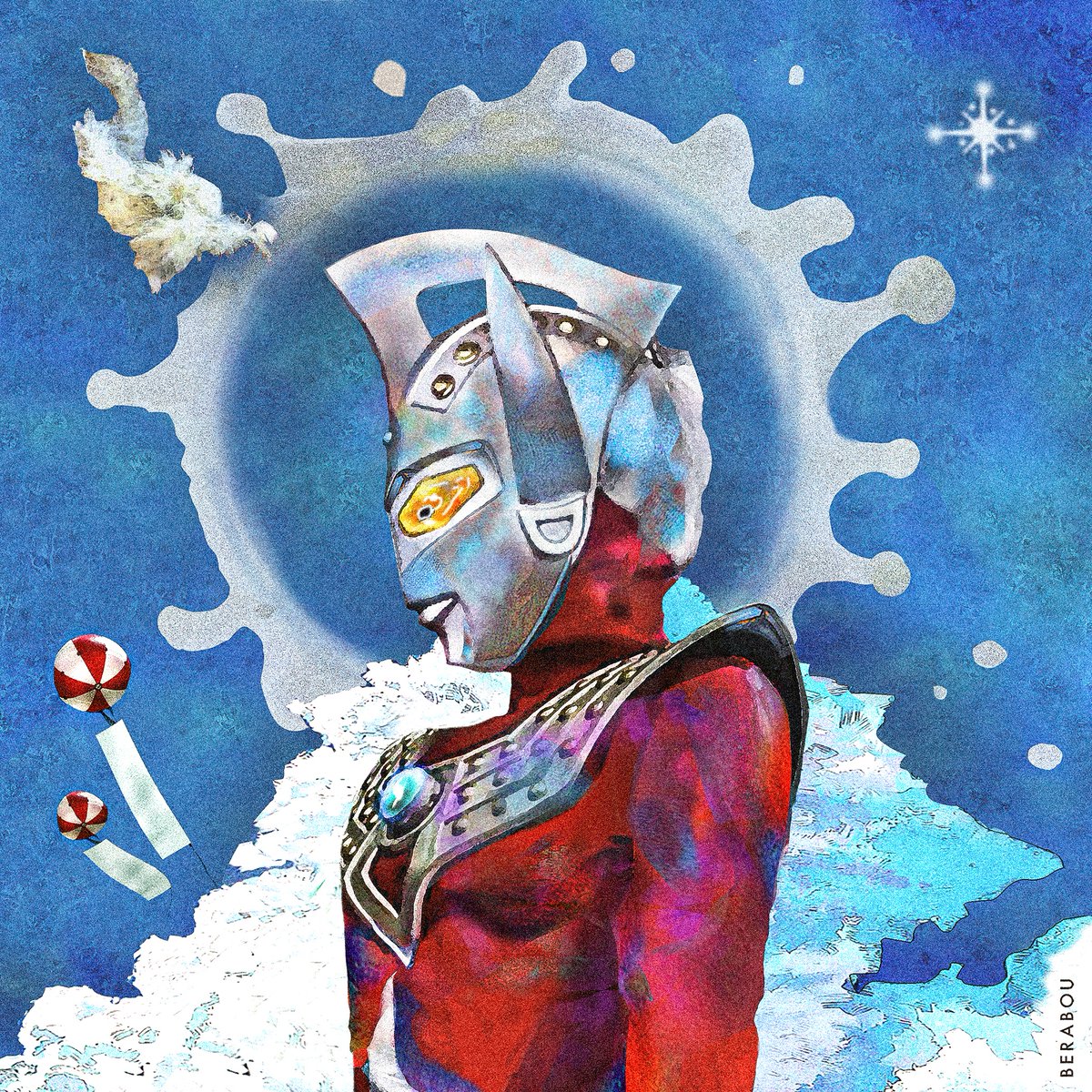 微かに笑え、あの星のように。#ウルトラタロウ #篠田三郎#シン 微かに笑え、あの星のように。#ウルトラタロウ #篠田三郎#シン