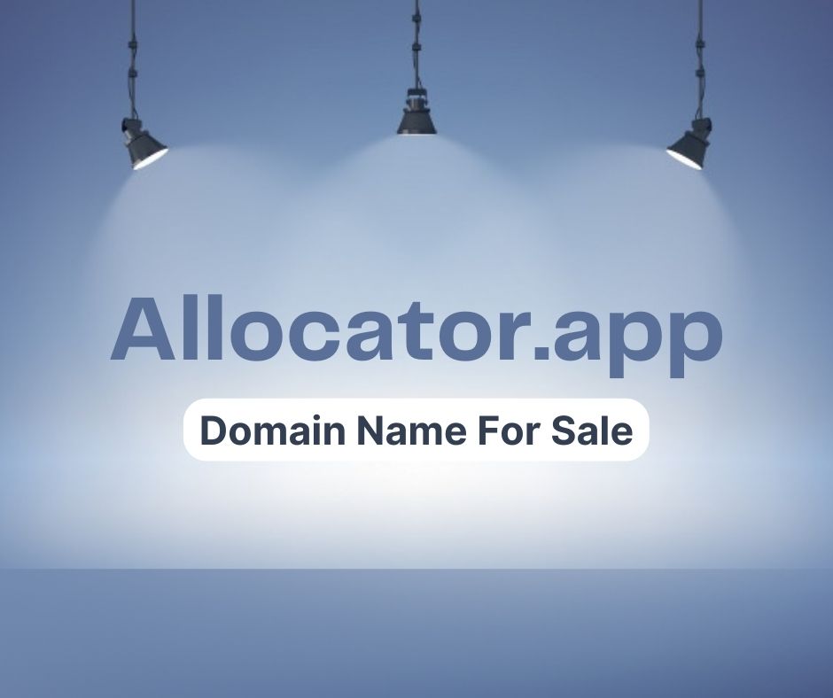 DomainFQ's tweet image. Domain Name Listed For Sale
Allocator.app
#Allocator #AllocatorApp #eallocator #investment #investing #money #business #invest #bitcoin #property #investor #data #AllocatorsInsightsApp #AllocatorsInsights
#technology #tech #dataanalytics #bigdata #allocation #wealth