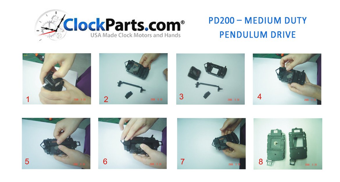 ClockPartsCom's tweet image. Our PD200 pendulum drive is designed to offer increased weight capacity for driving longer and heavier pendulums. The PD200 will drive up to a 200-gram/7 ounce pendulum (not included). View more about this #clockmotor at ClockParts.com/pd200-heavy-du… #ClockParts #Clocks