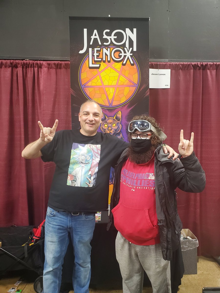 LenoxArtist's tweet image. Wonderful to meet new friends, and see some old ones too at @MonsterManiaCon this weekend at @PhillyExpoOaks
#lordsofthecosmos #sataniccoloringbook