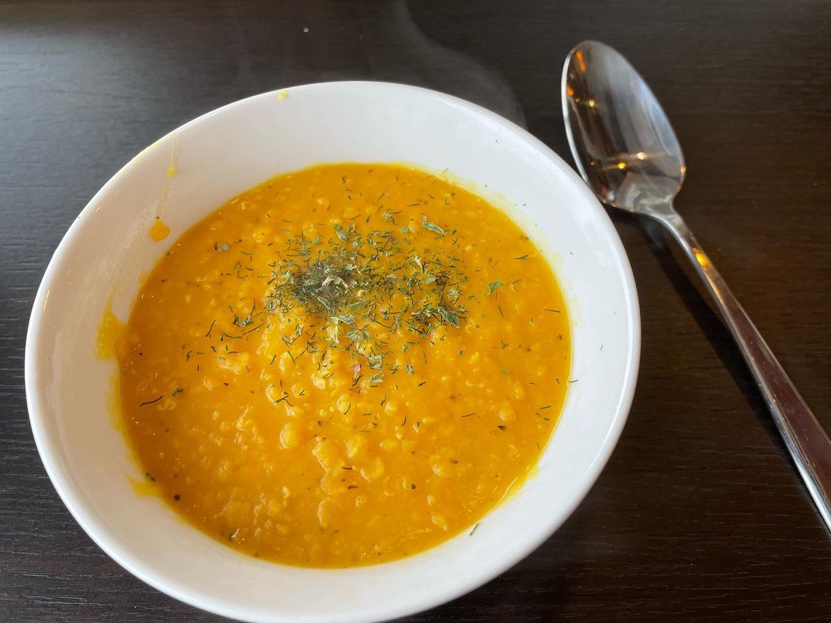 JKendrickAuthor's tweet photo. We had the best lunch this afternoon 😋

I LOVE this lentil soup - so good!  
Harir Kabab is one of my most favourite places to eat in the Ottawa area 💕 

#afghanicuisine #tastyfood #lentilsoup #tandoorichicken #kabab #HarirKabab #excellentfood #ottawa #nepean #barrhaven https://t.co/16WwB6dSNa