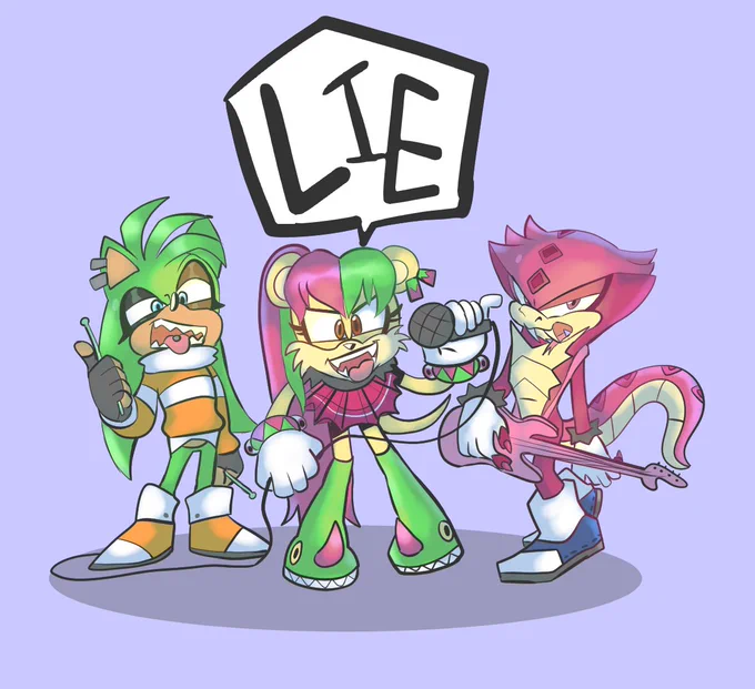 A fierce lil band-#sonic #SonicTheHedeghog 