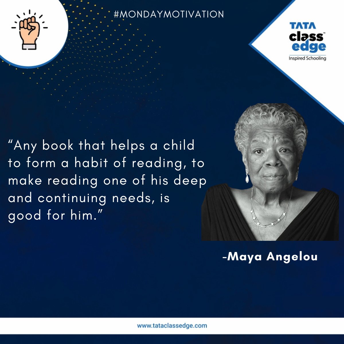 #Mondaymotivation

#monday #inspiration #success #Tataclassedge #edtech #education #technology #indianschools #learning #digitallearning #teaching #digitalschool #school