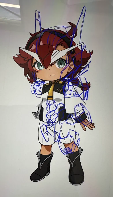 昨日チュチュパイセン描き終えて、暇を拗らせて昼休みにこんな事しだしたのですが…怒られませんかね?とりあえずアタリだけ入れてみました(ぼそっ) 