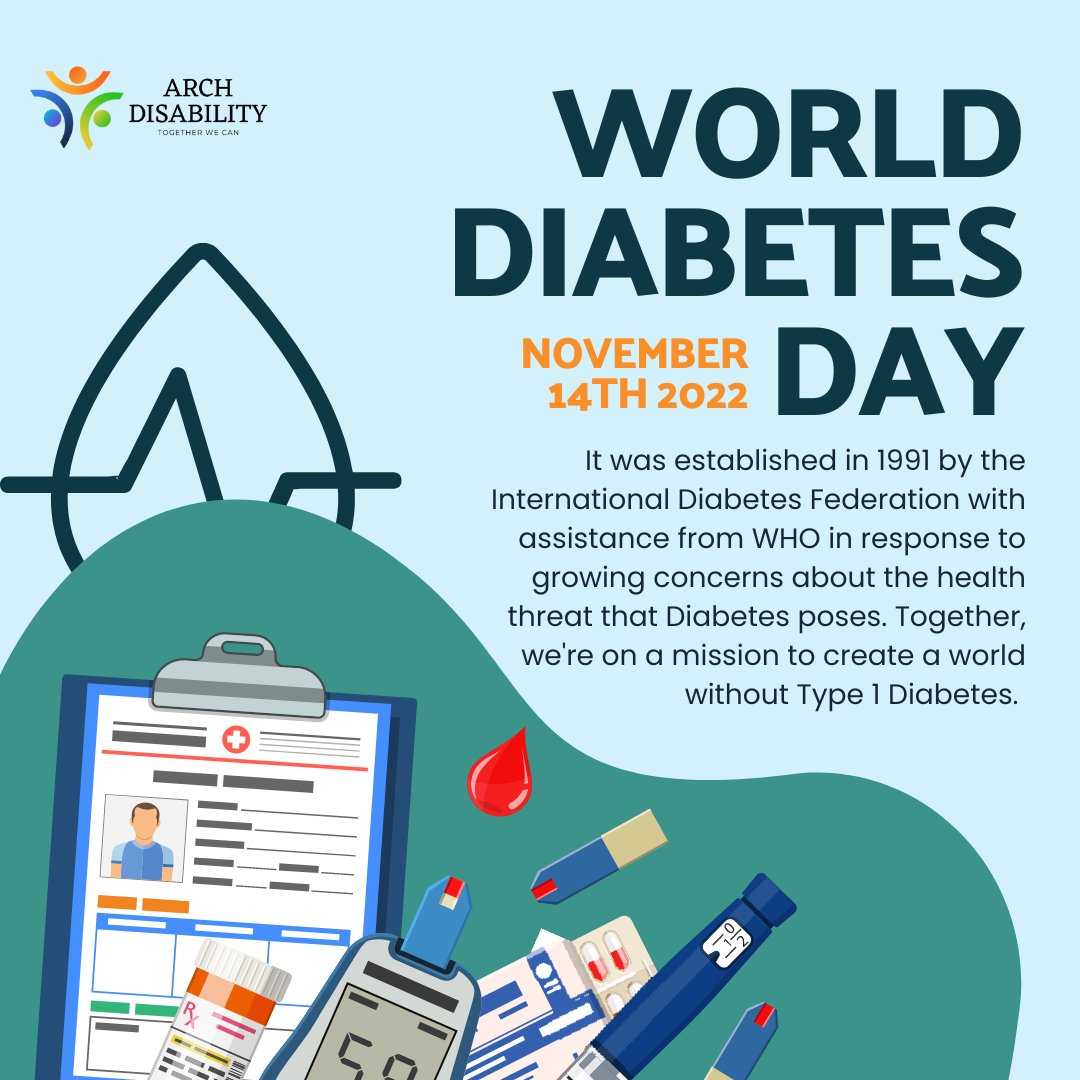 We know that dealing with diabetes is challenging. However, remember that you are not alone in this journey; with proper care, you can always get better. ✨

#WorldDiabetesDay2022 #NDIS #NDISProvider