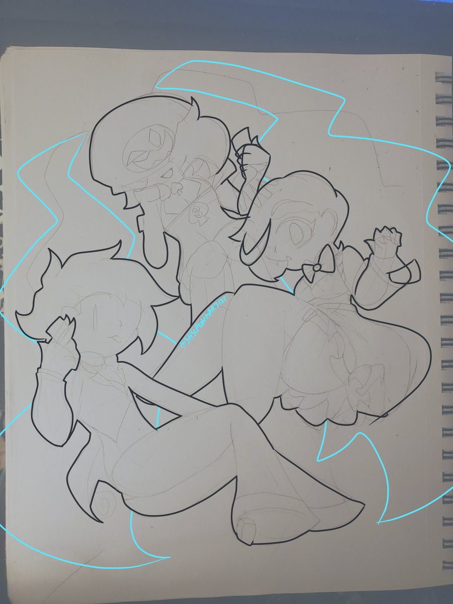 SHSLPUNKARTIST's tweet photo. // WIP
The Spades are coming soon. Gotta go to sleep now though cuz of an early appointment
Also just did the second pic just for fun
#SymbolAU https://t.co/0oE5n42nrP