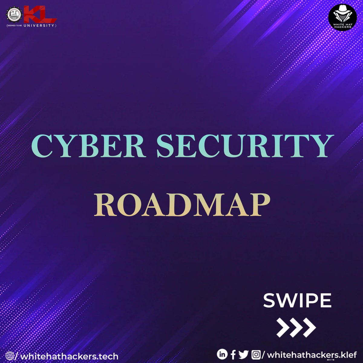 whitehat_klef's tweet photo. Hello technophile's💫
Do you know how to pursue a career in cybersecurity? So here it is...

Hope you guys find it useful and interesting ☺️✨
.
.
.
#cybersecurity  #cyberattack  #ethicalhackersclub #whitehatklef #kluniversity #klcse #whitehathackers #whitehat #klef https://t.co/o8YcNUNx2E