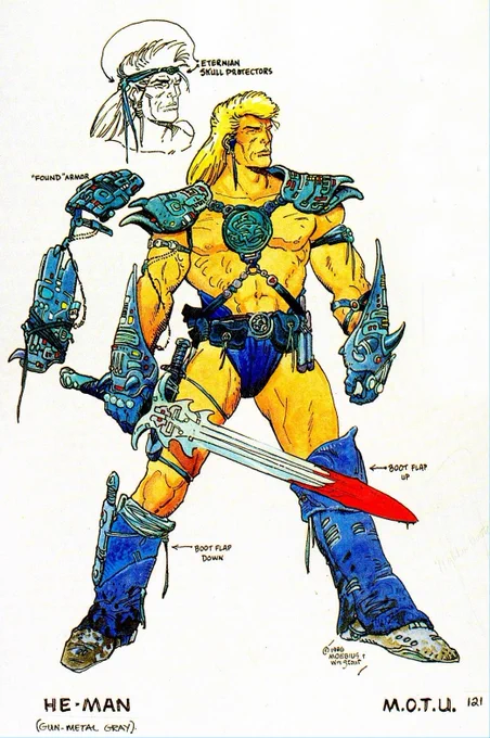 # the He-Man designs but Moebius and William Stout. 