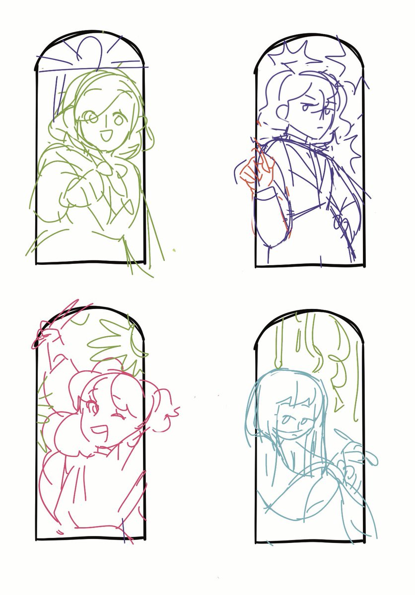 also i finally hv a rough draft of the girls' wooden charms 🥹 