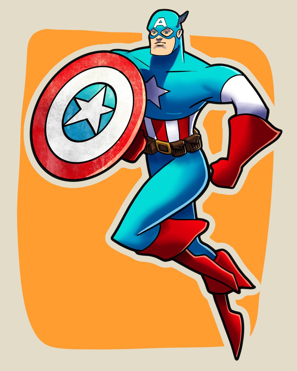 dethrune's tweet photo. Classic Captain America
.
.
.
#captainamerica #marvel #marvelcomics #marvelfanart #marvelcomicsfanart #comicart #comicfanart #comiccharacter #procreate #procreateart #procreatedrawing #procreateillustration #digitalart #digitaldrawing #digitalillustration @Procreate https://t.co/Ft0cVhwddg