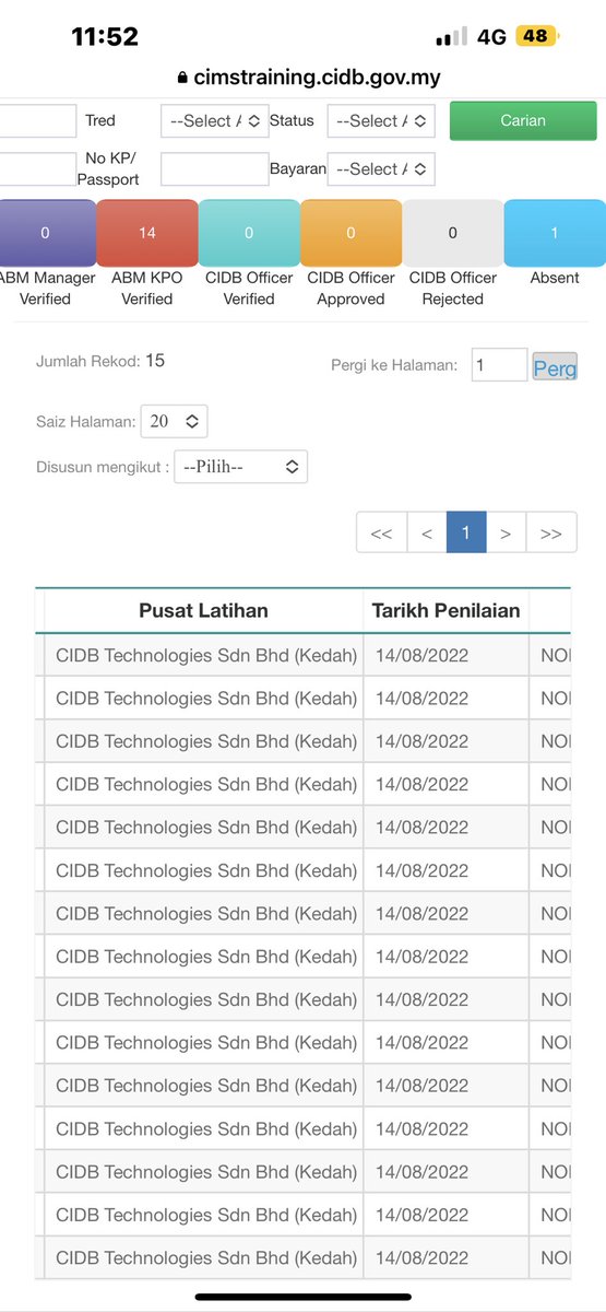 28Afifuddin's tweet photo. Hi @CIDB_Malaysia Berapa lama tempoh untuk memperolehi Sijil Kompetensi Kemahiran Pembinaan (SKKP) kerana kami memperolehi maklumat daripada Cidb Technologies mengatakan bahawa hanya menunggu pihak @CIDB_Malaysia melakukan pengesahan. https://t.co/MBmzQTthh5
