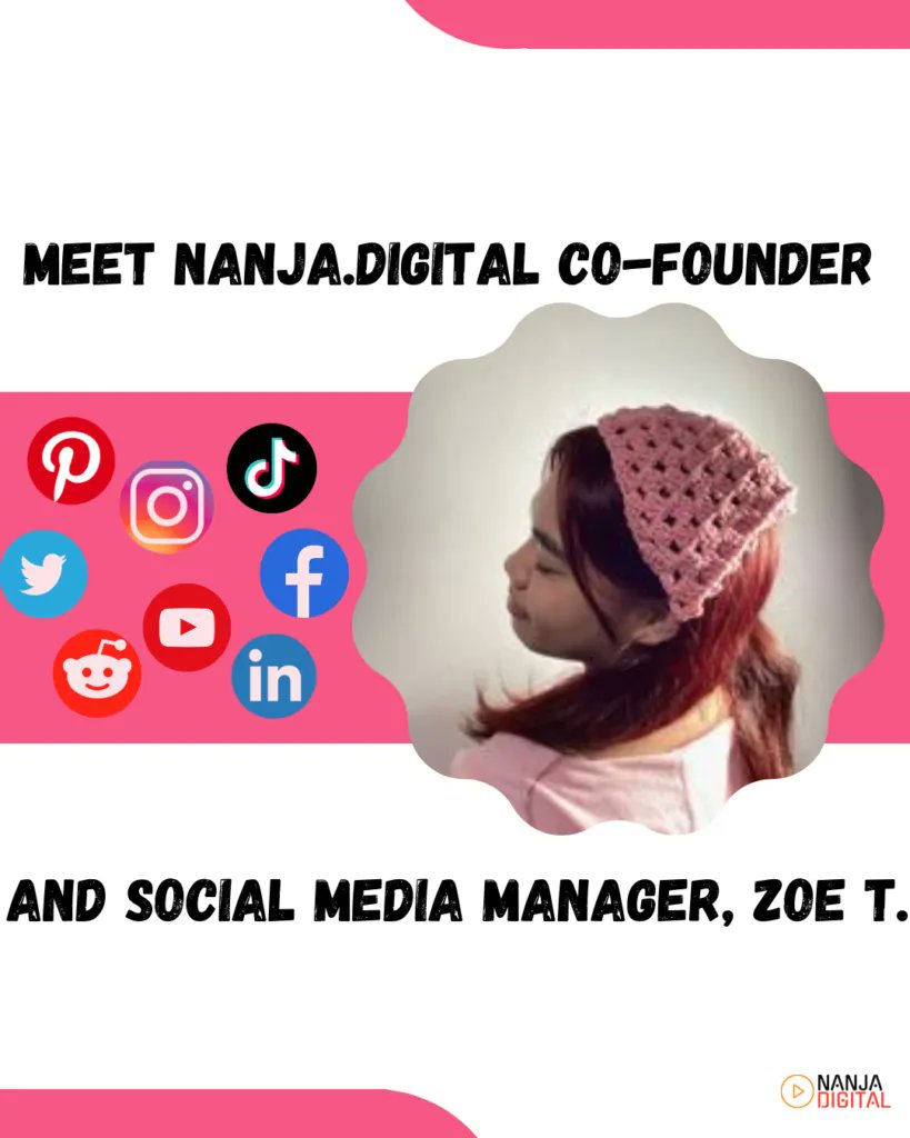 NanjaDigital's tweet photo. Meet NanjaDigital's co-founder, Zoe T. and find out how a 17-year old became a successful social media manager. 
https://t.co/O7QjMa07IO https://t.co/90mNZIfqQu