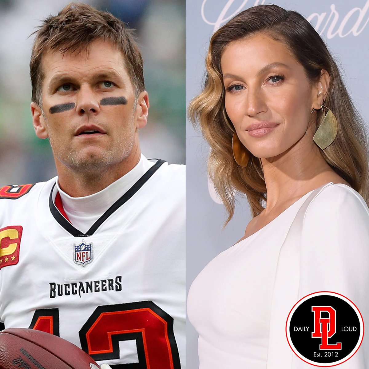 DailyLoud's tweet photo. Tom Brady is now 2-0 with the Tampa Bay Buccaneers since his divorce. https://t.co/1RKYY556Ff