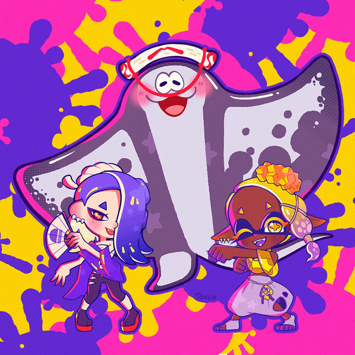 「I've been meaning to make Splatoon 3 art」|🦇 Tiny Tone 🔜 Megacon A489 🦇のイラスト