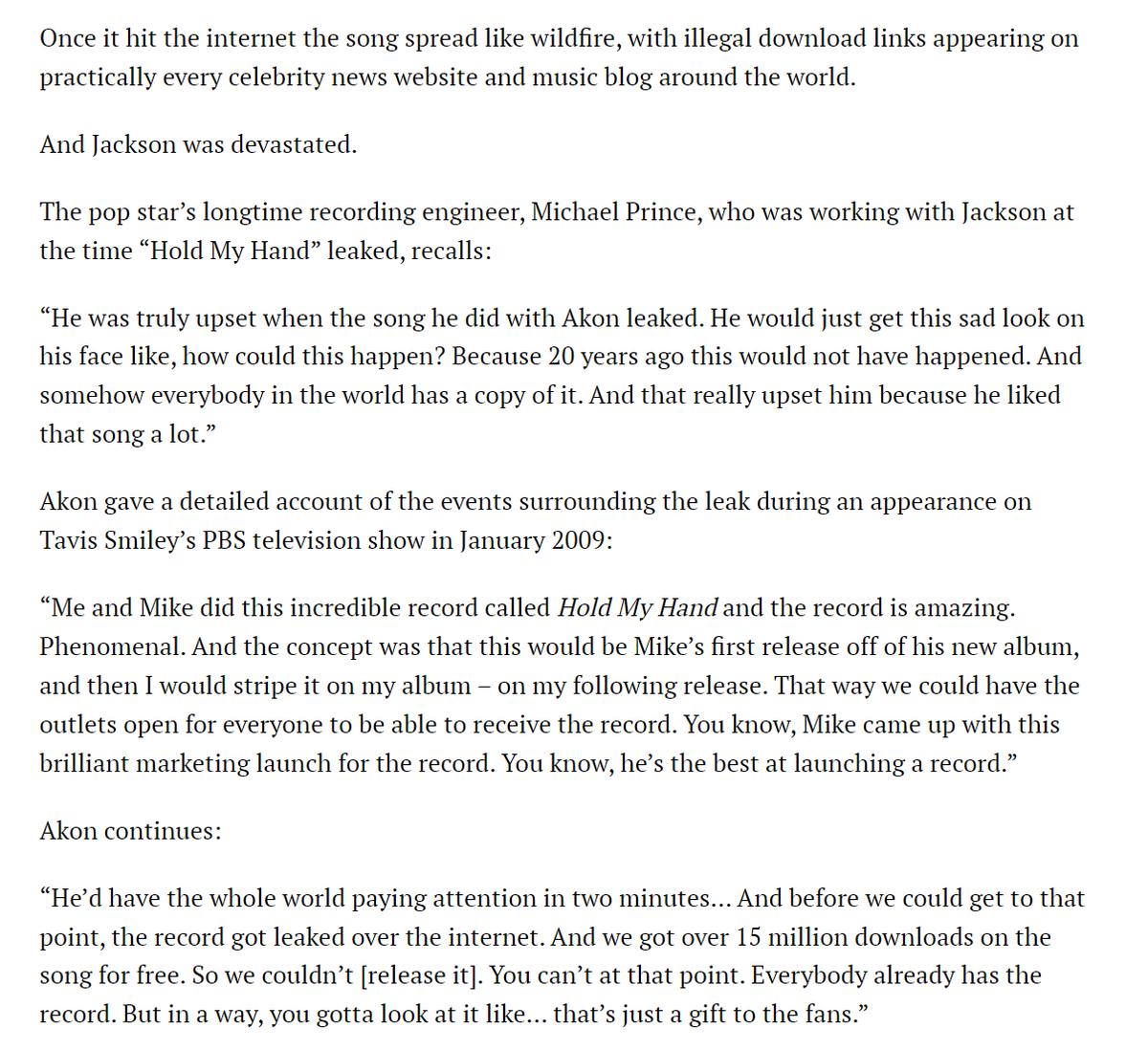 TSCM (@mjjrepository) on Twitter photo <a href="/DamienShields/">Damien Shields</a> @IsaiasThoughts Some fans have a borderline clinical obsession with "clout" or whatever it is.
They share anything MJ even if it is ethically or legally in defiance of all that MJ & co. stood for.
Reminds me of HMH leak—to quote your own story about that and how much it hurt MJ & the release. <a href="/DamienShields/">Damien Shields</a> @IsaiasThoughts Some fans have a borderline clinical obsession with "clout" or whatever it is.
They share anything MJ even if it is ethically or legally in defiance of all that MJ & co. stood for.
Reminds me of HMH leak—to quote your own story about that and how much it hurt MJ & the release.