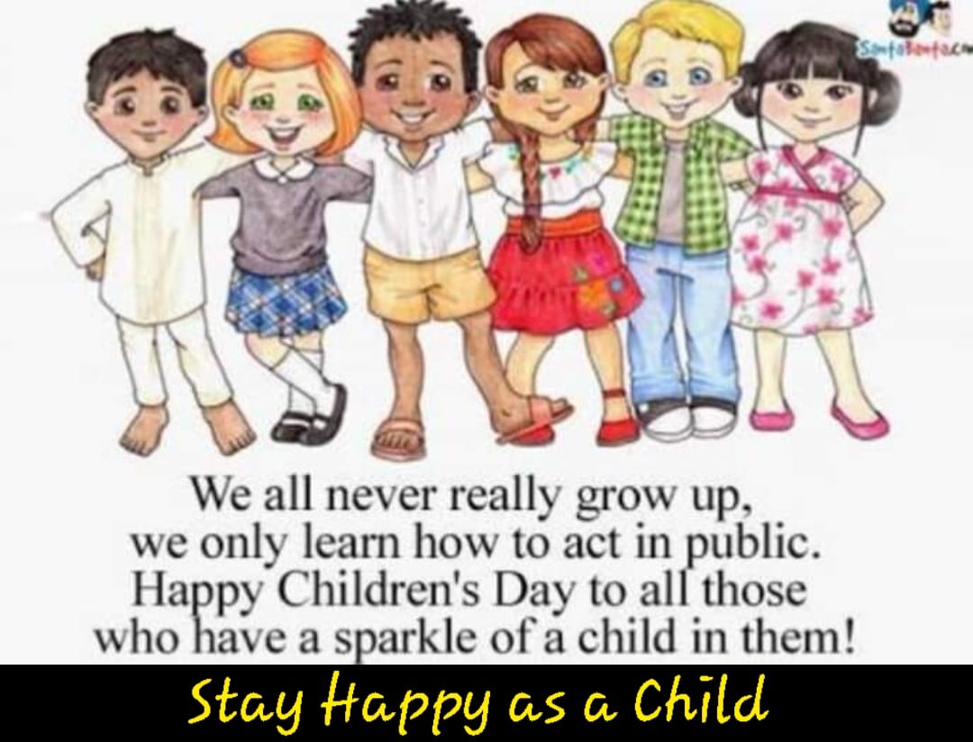 Happy Children's Day to the little child within all of us and all children. 
#ChildrensDay2022 #ChildrensDay #ChildrensDaySpecial