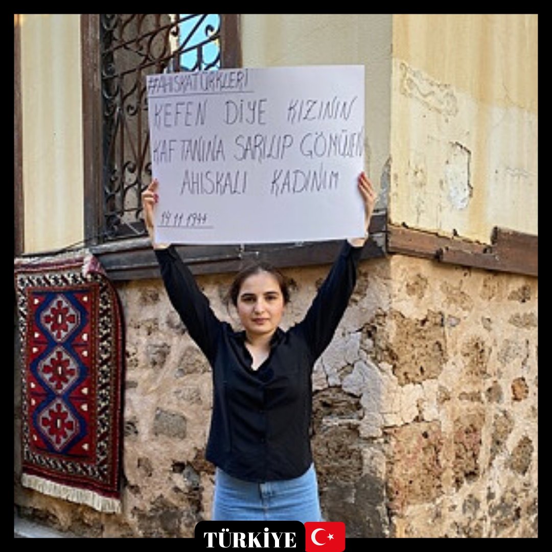 marinamussaa's tweet image. 14 Kasım 1944 tarihinde gerçekleşen Ahıska sürgününün insanlar ve özelinde kadınlar üzerindeki  yarattığı etkilere dikkat çekmek amacıyla, Ahıska Türkü genç kadınlar tarafından sosyal farkındalık projesi hayata geçirildi.