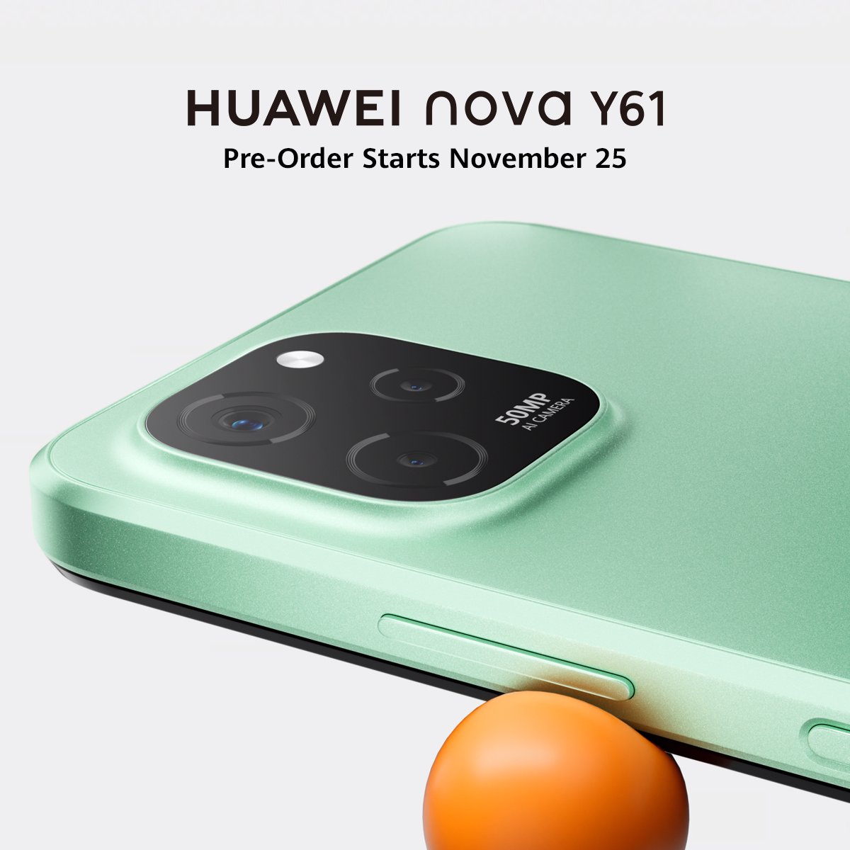 huaweimobileph's tweet photo. Meet the all-new #HUAWEInovaY61PH, coming your way this November 25!
Learn more about its #SuperCamera and #HyperPerformance features here: https://t.co/ZDwWjnJmMW https://t.co/IMbWBM7qis