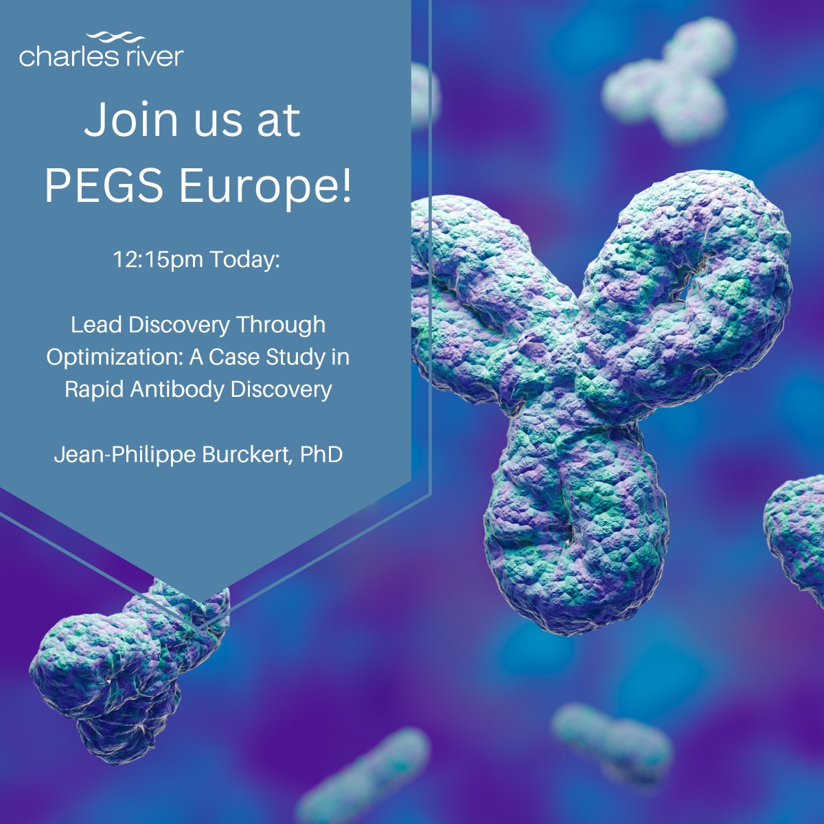 Our talk in the Optimization Track is starting soon at PEGS Europe, learn all about how a rapid antibody discovery can be your reality! bit.ly/3DAEUCr #PEGSEurope