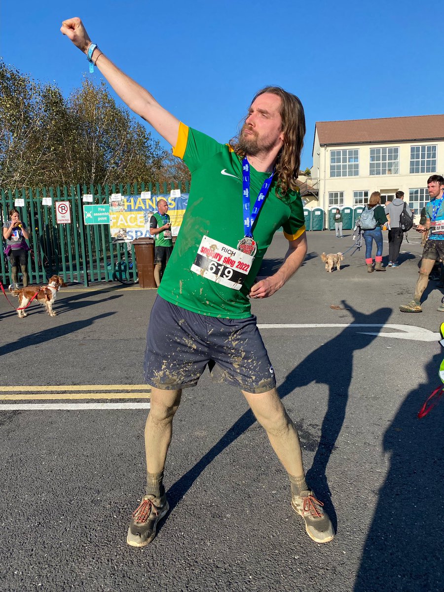 Richard Kemp (@richardmskemp) on Twitter photo Been meaning to sign up for the <a href="/sodburyslog/">Sodbury Slog</a> for years. Yesterday, I finally did it! I can now confirm that yes, it is muddy and yes, it is a SLOG!
Big thanks to the organisers, and to the wrestling fan in the committee that gave me <a href="/reymysterio/">♛Rey Mysterio❔</a>’s number 619! See you next year Been meaning to sign up for the <a href="/sodburyslog/">Sodbury Slog</a> for years. Yesterday, I finally did it! I can now confirm that yes, it is muddy and yes, it is a SLOG!
Big thanks to the organisers, and to the wrestling fan in the committee that gave me <a href="/reymysterio/">♛Rey Mysterio❔</a>’s number 619! See you next year