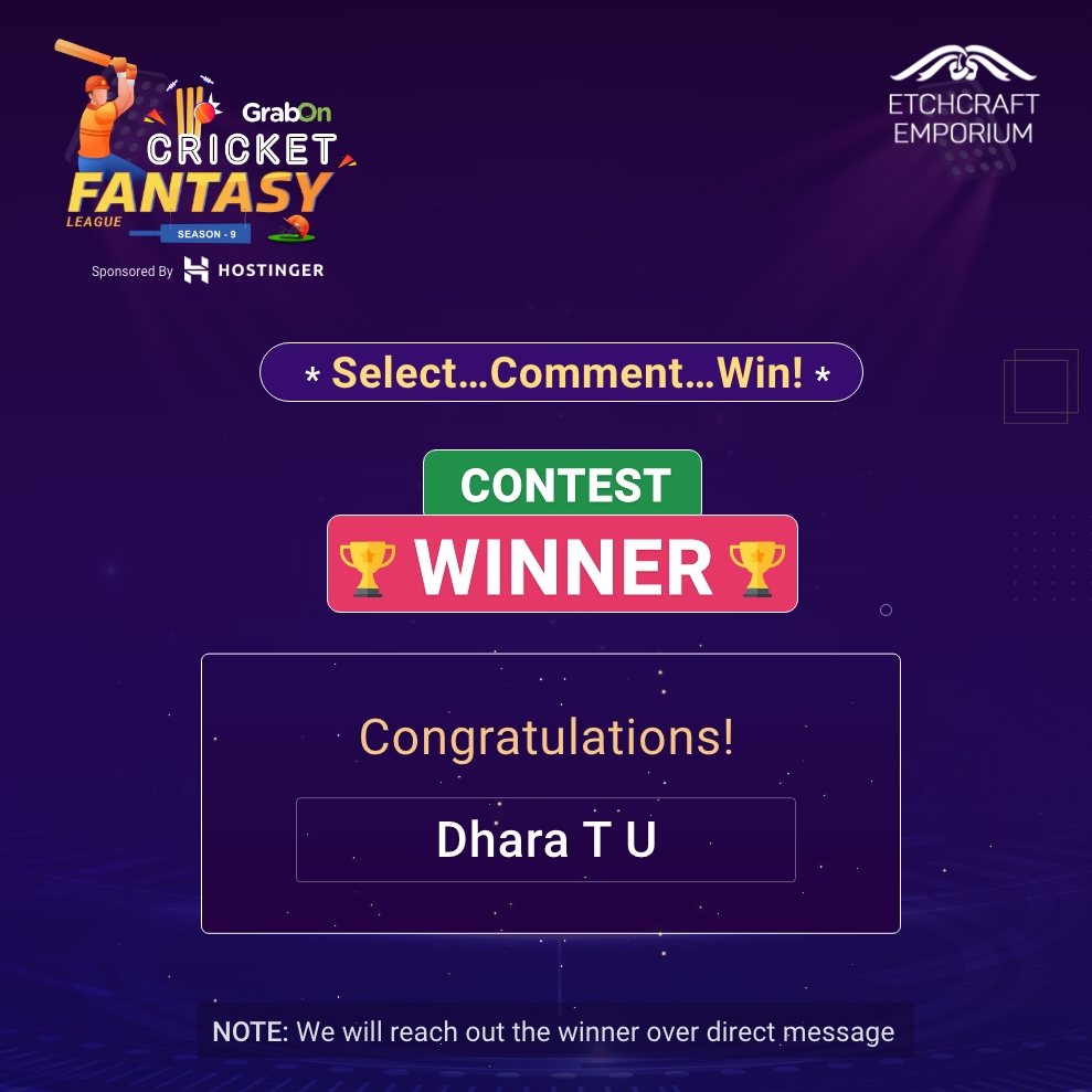 GrabOnIn's tweet photo. Congratulations to the winners for #EtchcraftEmporium Contest, who selected their best accessory out of so many.
You will be receiving the mail regarding the prize within 15 working days.
#GarbOnCFL #Etchcraft #winners #congratulations #watches #pendants #personalizedaccessory https://t.co/gDigVwc4nU