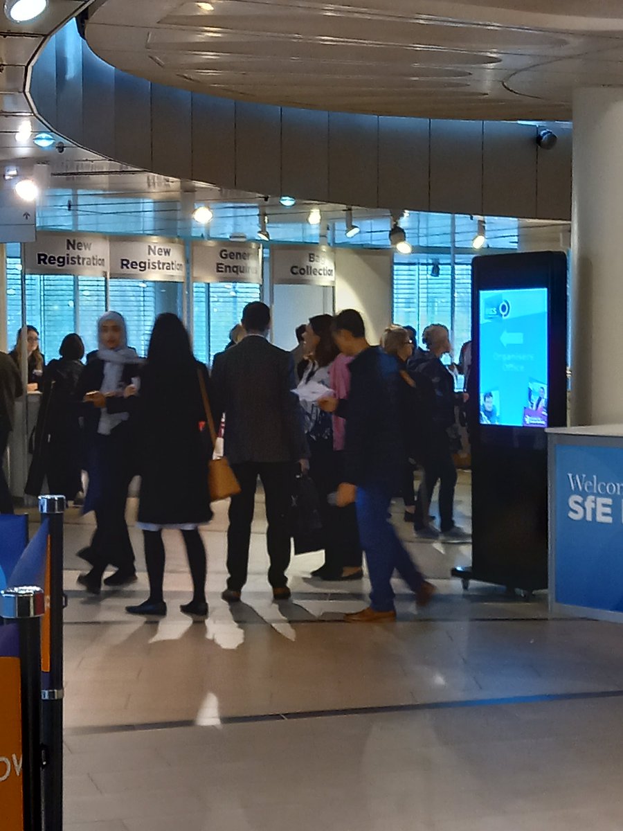Good morning from Harrogate Conference Centre! It's great to be welcoming our delegates to #SfEBES2022! Are you joining us today?