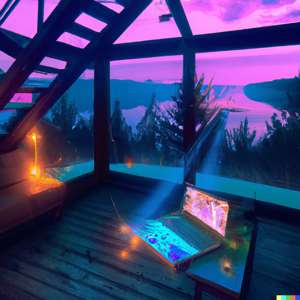 Ülkede bu ekonomik şartlarda elinizde olmayan bütün toplumsal olaylara inat #DALLE'de hayalinizdeki evi generate edip hayallerinize tutunabilirsiniz :) Bu umutsuzlukta bilincimi sinir ağlarının arasında bir yerlere sıkıştırmak istiyorum.