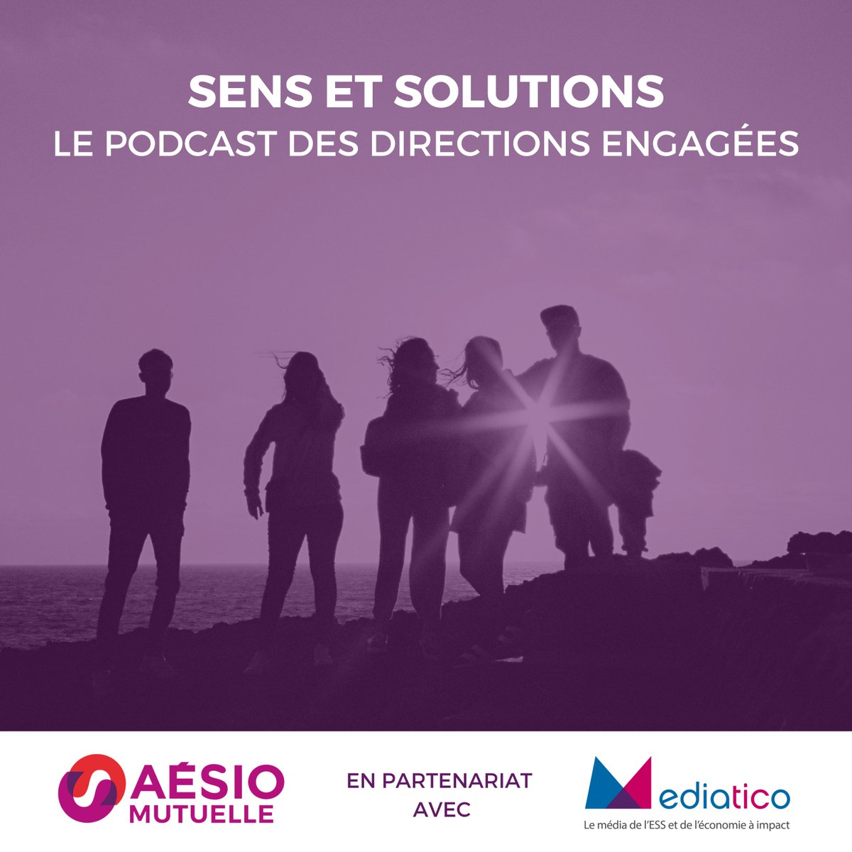 AesioMutuelle's tweet photo. [#MoisESS]
Dans son nouveau #podcast "Sens et Solutions" #AESIO &amp; @fvuillod, journaliste @Mediatico_fr interrogent 3 intervenants sur leur engagement dans l'#ESS et comment lutter contre la #précariténumérique avec l'#IA ? 🔎
#TechForGood
https://t.co/jbUBjr4ox5 https://t.co/RRNSe2jF9o
