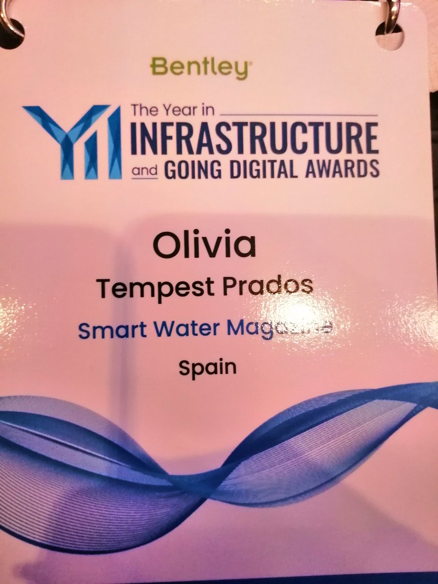Olivia Tempest #SWMB18 (@olivia_tempest) on Twitter photo Enjoying the first day of <a href="/BentleySystems/">Bentley Systems, Inc</a>' #YII2022. Can't wait to find out more about the #water and #wastewater finalists and the firm's latest news. Enjoying the first day of <a href="/BentleySystems/">Bentley Systems, Inc</a>' #YII2022. Can't wait to find out more about the #water and #wastewater finalists and the firm's latest news.