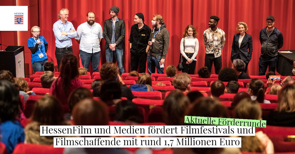 In der akt. Förderrunde vergibt #HessenFilmUndMedien 1,7 Mio. €: Mit 1,5 Mio. € werden hess. Filmfestivals gefördert. Auch unterstützt werden 5 Serien- & Filmprojekte bei der Stoffentwicklung; 5 Personen erhalten ein STEP-Stipendium i. H. v. 15.000 €. Hessenlink.de/hmwk22129