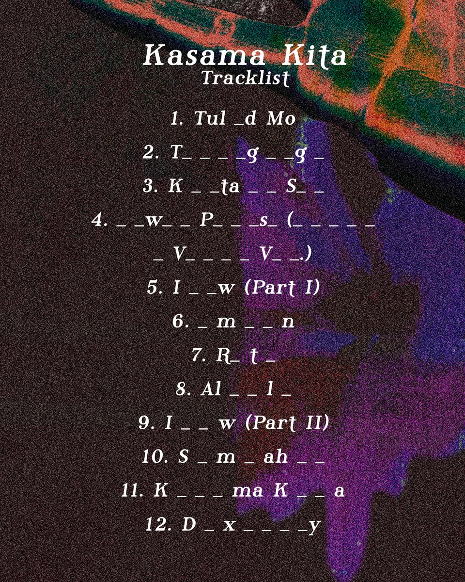 Surprise Quiz! fill in the blanks tayo mga kaibigan.

PRE-SAVE Kasama Kita Album
bfan.link/kasama-kita

@heytoneejay